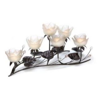   lotus blossoms votive candle holder home decor wedding centerpiece