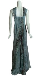 Luxurious Carlos Miele Silk Evening Gown Dress 40 6 New