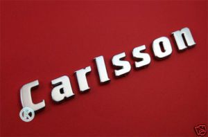 Mercedes Benz Carlsson Trunk Letters Emblem Decal Logo