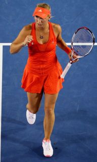   Adidas Tennis Performance Dress Caroline WOZNIACKI Red M Medium
