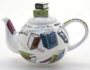   Cardew Book Lovers Novel Tea Large 6 Cup 48oz Novelty Teapot