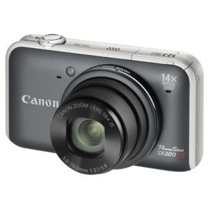 Canon PowerShot SX220 HS Compact Digital Camera Grey