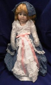 1989 Carol Anne Dolls Bette Ball Goebel Sings Yesterday Porcelain Doll 