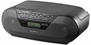 Sony Portable AM/FM Radio Tape Cassette Recorder &  CD Player with 
