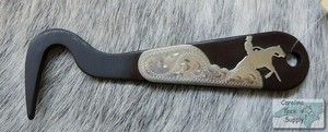 Showman Reining Horse Rider Hoof Pick w Engraved Silver New Horse Tack 