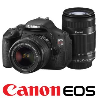 NEW BOXED CANON EOS KISS X5 + 18 55mm II 55 250mm IS II LENS KIT