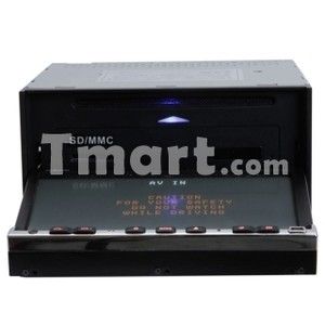 7707 7 Dual DIN Touch Screen Bluetooth Car DVD Player