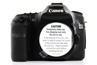 Canon EOS 40D 10 1 MP Digital SLR Camera Black Body Only