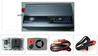 New 1000W Car 24V DC 220V AC Power Inverter USB Best