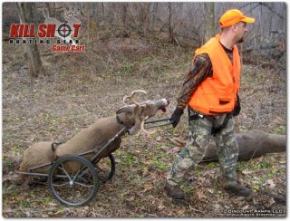 500 lb Deer Cart Game Hauler Utility Hunting Gear Dolly Game Cart 