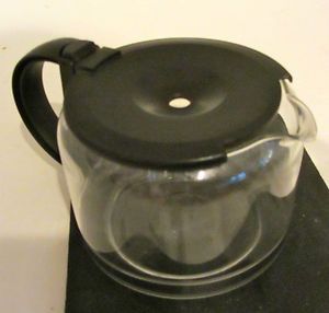 Krups Carafe Replacement Coffee Maker Pot 10 Cups Black