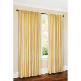 Canopy Faux Silk Interlined Energy Efficient Curtain Panel, 54x95