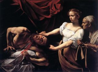 Caravaggio Judith Beheading Holofernes Print Canvas