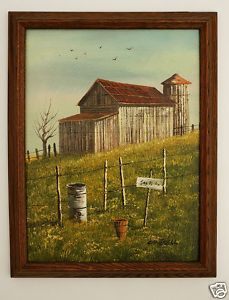 John William Cantrell Early California Oil Painting