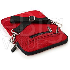 Red Carrying Case Shoulder Strap Message Bag New Ipad 3rd generation 