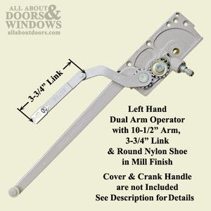 Truth Dual Arm Entrygard Casement Operator 55051 55054