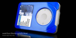 iSkin eVo4 Case for iPod Classic 80/120/160 (2009) Blue includes belt 