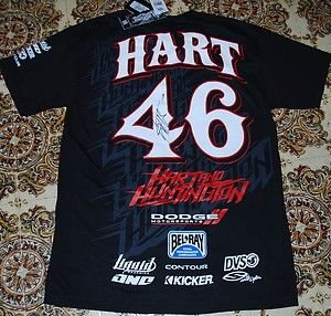CAREY HART Signed 46 SHIRT Hart Huntington SX MX Large Jersey