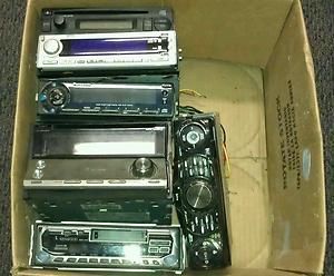 Car Stereo Player Radio CD MP3 Cassette Tape Receiver Lot of 6