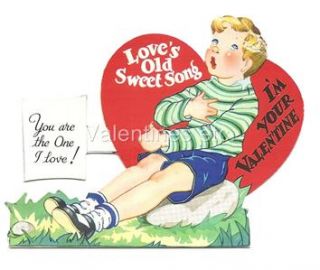 Carrington Vintage Valentine Singing Loves Old Sweet Song