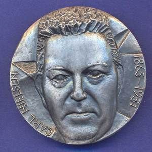 Medal 1976 Carl Nielsen Music Silver by Kauko Rasanen D213