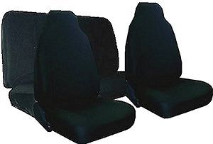 New Black High Back Car Truck Racing Seat Cover Covers