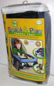   kids snack play travel tray car seat stroller attachment table toys