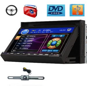   in Dash Touch Screen Car Stereo DVD Player Radio IR Camera