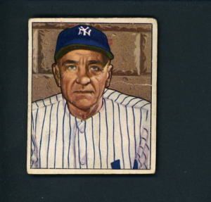 1950 Bowman Baseball 217 Casey Stengel NY Yankees