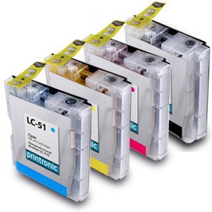 New Brother LC51 Ink Print Cartridges Set