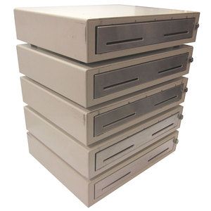 Lot of 5 MS Commercial EP 125K BMA Point of Sale Cash Drawer POS