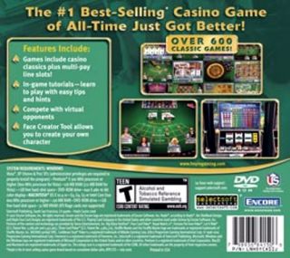 Hoyle Card Casino Puzzle Board Games Collection New PC XP Vista Win 7 