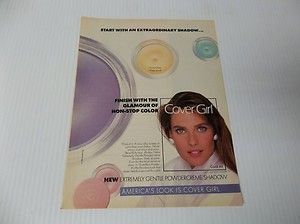 Old 1pg CoverGirl Ad Carol Alt Ad clipping M2