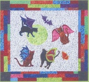 Cats on The Wing Needlesongs Applique Quilt Pattern New