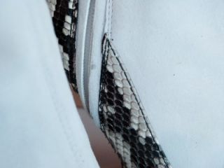 Prada Python Skin Boots Grey Suede Amazing Fall Winter 2011 2012 BNIB 