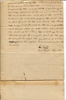 NY New York Court of Chancery 1823 Early Handwritten Legal Document 