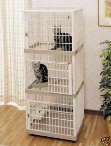 Special Auction IRIS 3 tier Small Animal Cage Pet Cat Cage PC 663