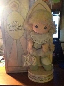 Precious Moments The beatitudes collection Doll stand Carrie