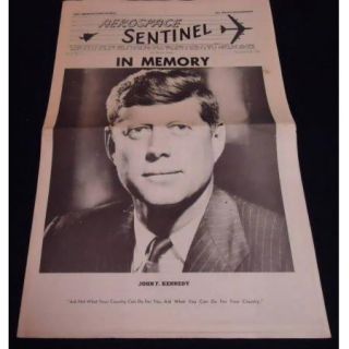 Nov 29 1963 Carswell AFB Newspaper JFK Assassination Fort Worth Texas 