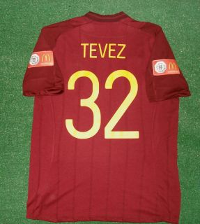 Tevez Match Un Worn Shirt Community Shield 2012