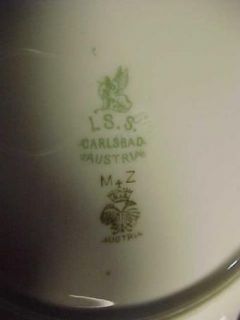 Lewis Strauss Sons LS s Carlsbad China 7 3 4 Salad Plate Austria 