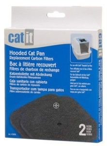 Hagen Carbon Filter for Covered Catit Cat Litter Box 2pk 50705