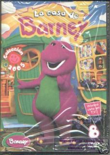 BARNEY, LA CASA DE BARNEY DVD. FACTORY SEALED CD. Extras: Cantando 