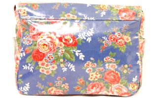 Classic Blue Candy Flower Authentic Cath Kidston Saddle Shoulder 