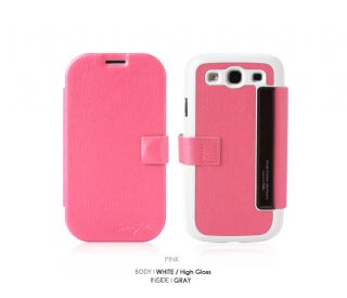 NEW [TRIDEA] FLIP case cover card for SAMSUNG Galaxy S3 III S GT i9300 