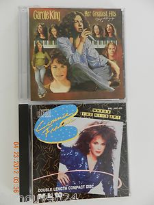 Lot of 2 CDs Connie Francis and Carole King 048021200320