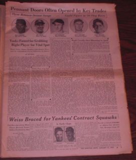 The Sporting News Vintage Issue 1959 Casey Stengel