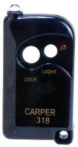Carper 318 Keychain Garage Door Opener Mini Remote