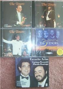cd lot of great tenors pavarotti domingo carreras