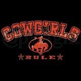 Distressed Cowgirls Rule Bronc Horse T Shirt  S M L XL 2X 3X 4X 5X 6X